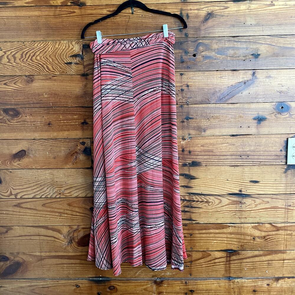 Renee C Kira Printed Maxi Skirt - Medium